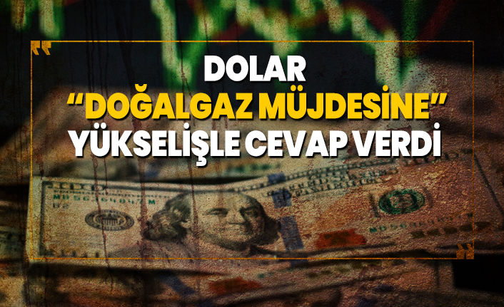 Dolar “Doğalgaz Müjdesine” yükselişle cevap verdi