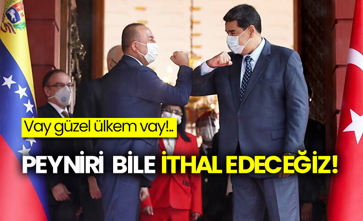 Peyniri bile ithal edeceğiz!