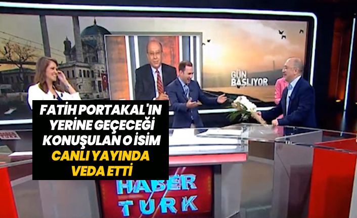 Fatih Portakal'ın yerine geçeceği konuşulan o isim canlı yayında veda etti