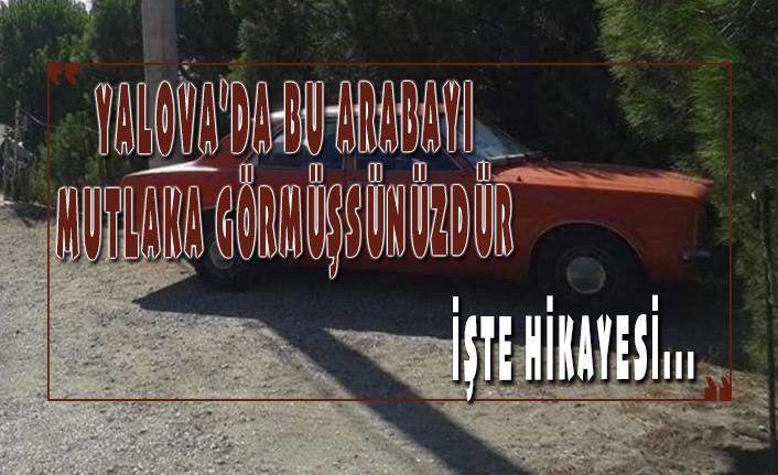Serin bir hikaye: Yıllardır aynı yerde duran kırmızı araba