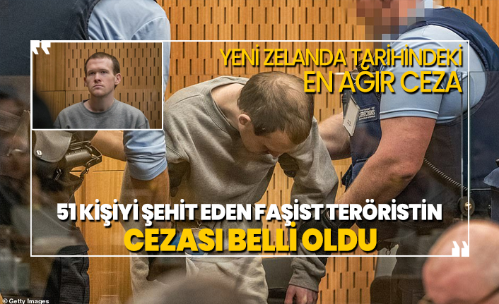 51 kişiyi şehit eden Faşist teröristin cezası belli oldu