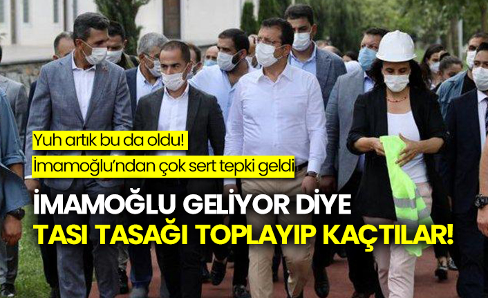 İmamoğlu’nun geldiğini duyunca kepenkleri kapattılar