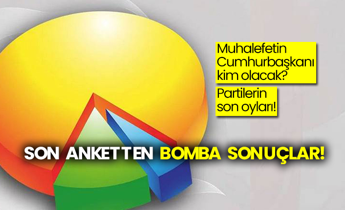 Muhalefetin Cumhurbaşkanı kim olacak?  Partilerin son oyları!  Son anketten bomba sonuçlar!