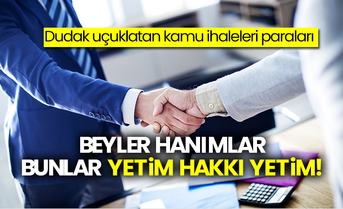 İşte kamu ihalelerine 6 ayda harcanan para: Bir yıldaki artış dudak uçuklattı