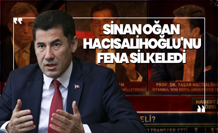 Sinan Oğan  Hacısalihoğlu'nu fena silkeledi