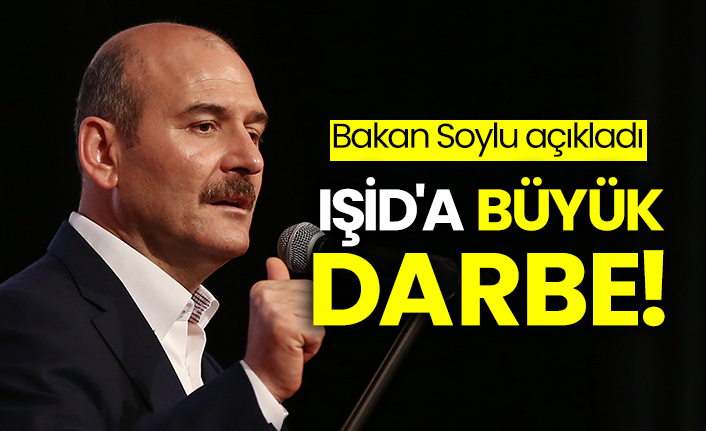 IŞİD'a büyük darbe! Bakan Soylu açıkladı