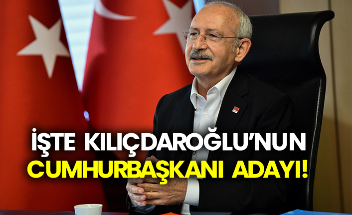 İşte Kılıçdaroğlu’nun Cumhurbaşkanı adayı!