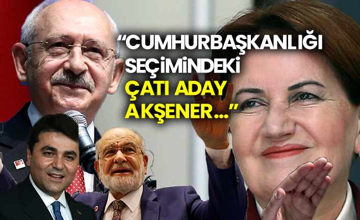 “Cumhurbaşkanlığı seçimindeki çatı aday Meral Akşener ya da…”
