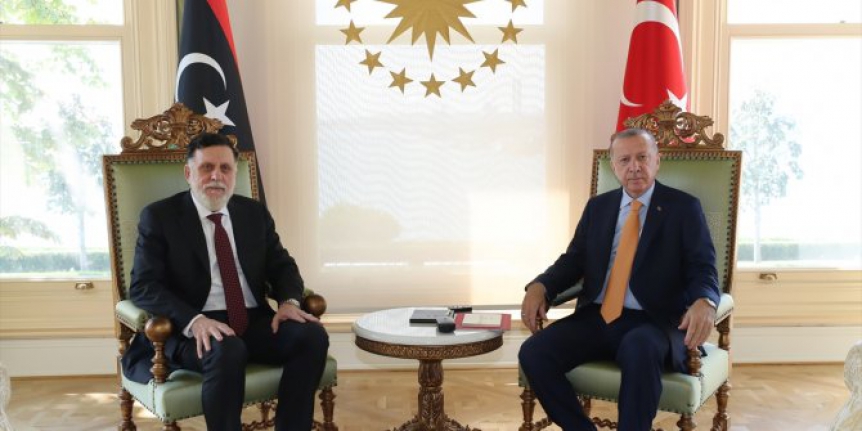Erdoğan, Libya Başbakanı Serrac'ı kabul etti