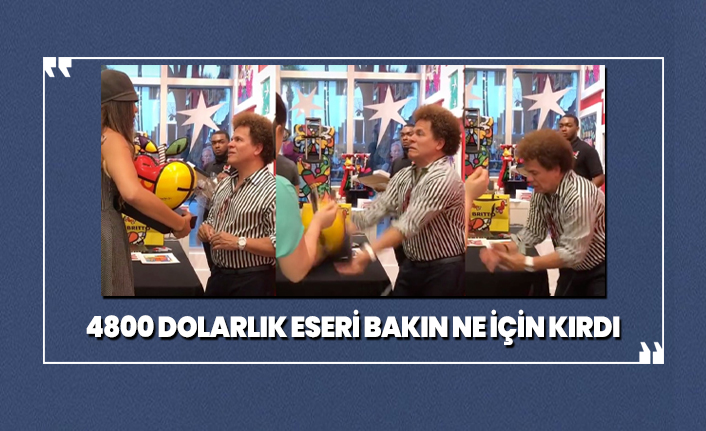 4800 dolarlık eseri bakın ne için kırdı