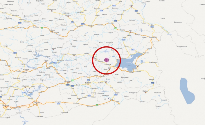 Muş'ta orta şiddette deprem