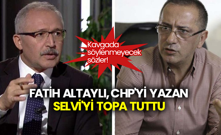 Fatih Altaylı, CHP'yi yazan Selvi'yi topa tuttu