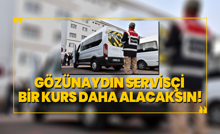 Gözünaydın Servisçi bir kurs daha alacaksın!