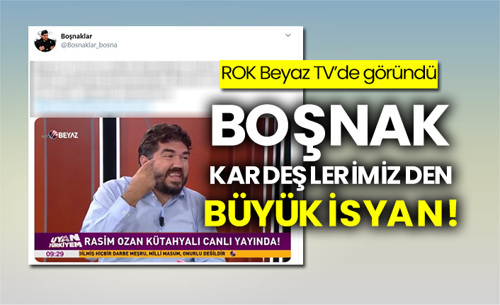 ROK Beyaz TV’de göründü: Boşnak kardeşlerimizden büyük isyan!