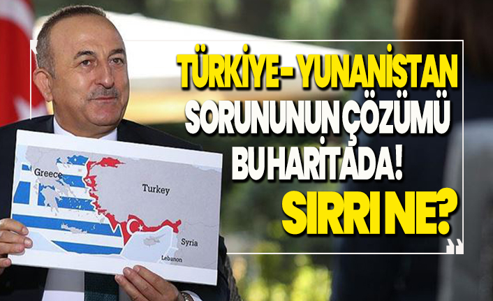 Türkiye - Yunanistan sorununun çözümü bu haritaya bağlı! Haritanın sırrı ne?