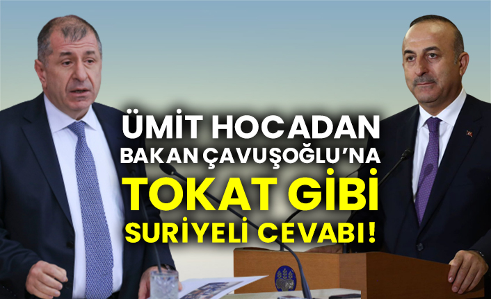 Ümit hocadan Bakan Çavuşoğlu’na tokat gibi Suriyeli cevabı!