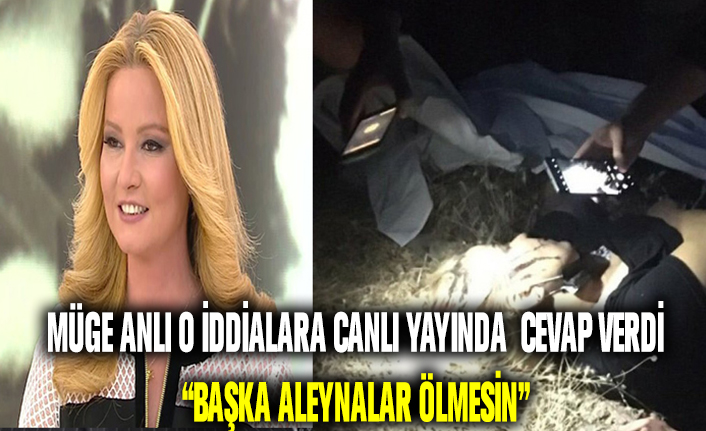 Müge Anlı o iddialara cevap verdi: 'Başka Aleynalar ölmesin'