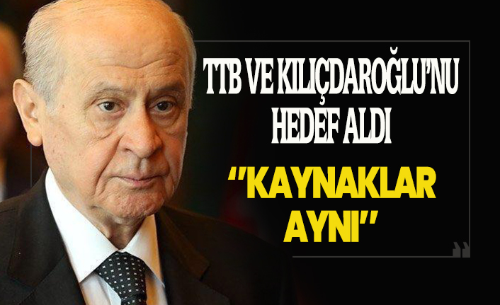 Bahçeli: TTB'ye yönelik eleştirilerime Kılıçdaroğlu'nun cevap vermesi gayet doğaldır