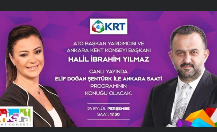 Halil İbrahim Yılmaz KRT’ye konuk oluyor
