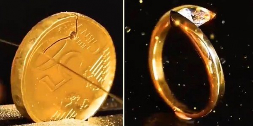 Madeni Paranın Yetenekli Ellerde Harika Bir Tektaş Yüzüğe Dönüşme Serüveni