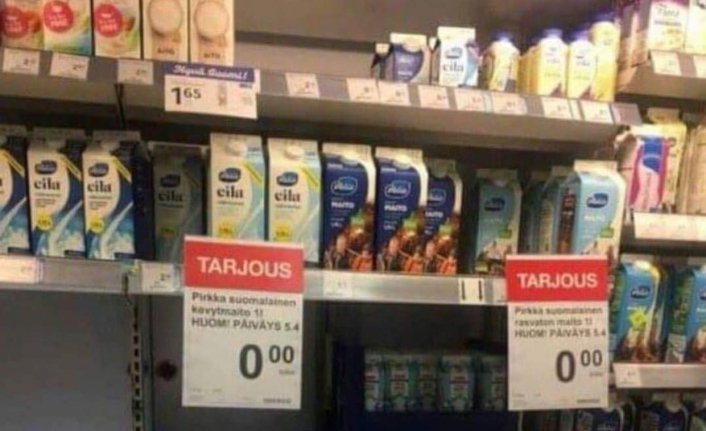 Tarihi geçmeye yakın ürünler bedelsiz satılıyor