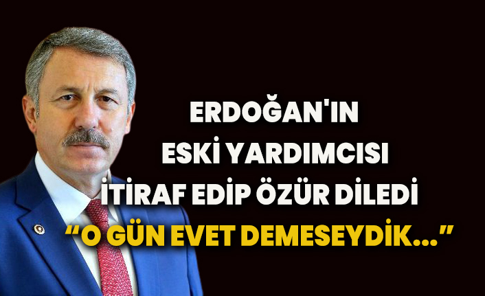 Erdoğan'ın eski yardımcısı Selçuk Özdağ itiraf edip, özür diledi: O gün evet demeseydik...