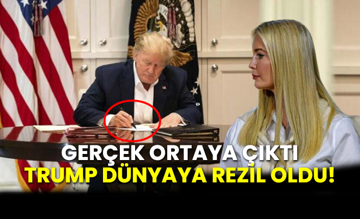 Gerçek ortaya çıktı, Trump dünyaya rezil oldu!