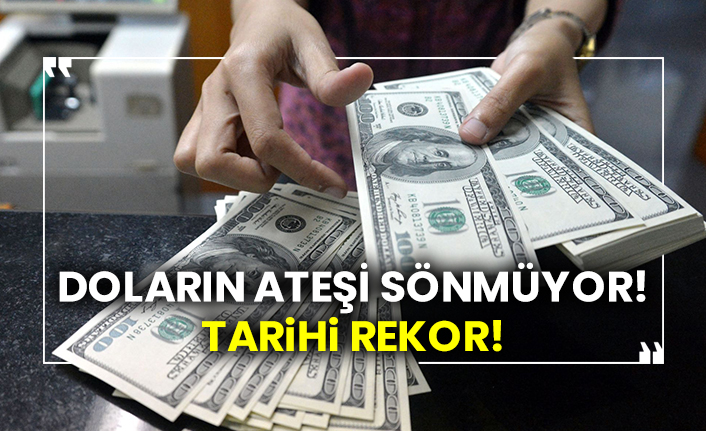 Doların ateşi sönmüyor!  Tarihi rekor!