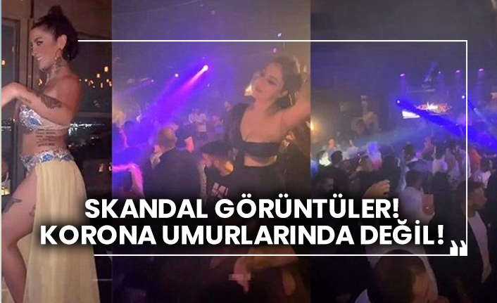 Skandal görüntüler! Korona umurlarında değil!