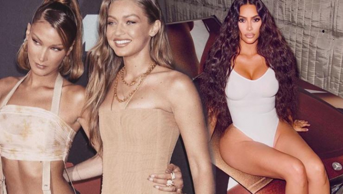 Kardashian'a Bella ve Gigi Hadid darbesi