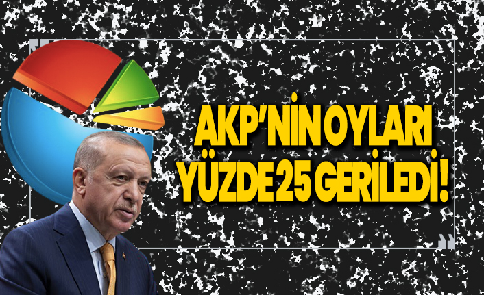 AKP oylarında ciddi düşüş!