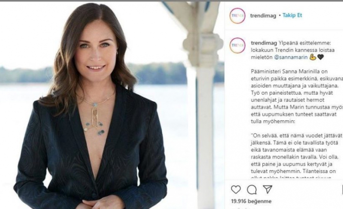 Finlandiya Başbakanı’nın derin göğüs dekoltesi ülkeyi karıştırdı