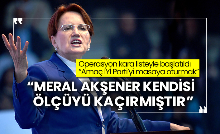 Aytun Çıray: “Amaç İYİ Parti’yi masaya oturmak” “Meral Akşener kendisi ölçüyü kaçırmıştır”