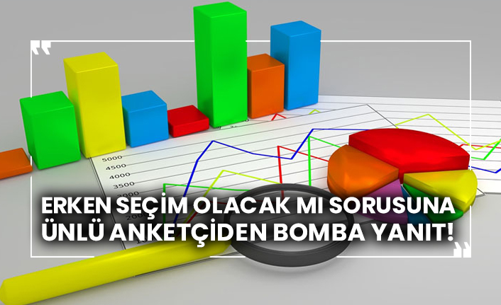 Erken seçim olacak mı sorusuna ünlü anketçiden bomba yanıt!