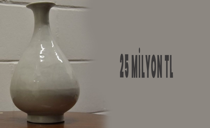 Bu vazonun değeri 25 milyon TL!