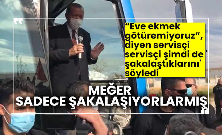 Meğer sadece şakalaşıyorlarmış