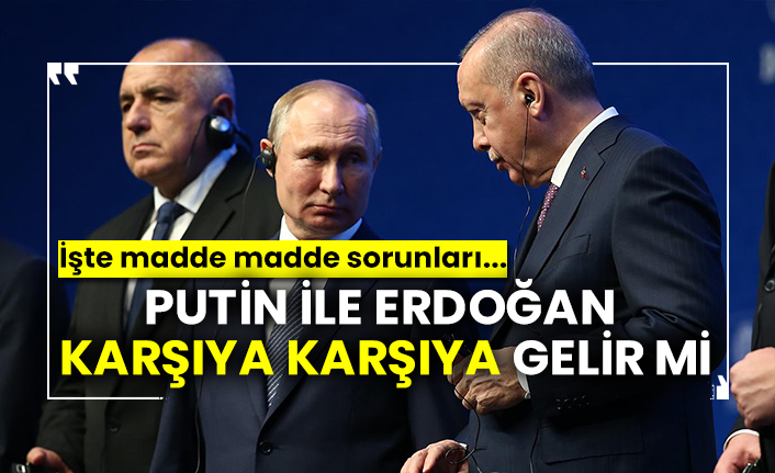 Putin ile Erdoğan karşıya karşıya gelir mi? İşte madde madde sorunları...