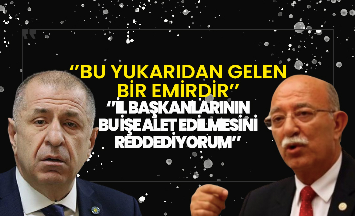İsmail Koncuk: ''Bu disiplin soruşturmasından çok yukarıdan gelen bir emirdir''