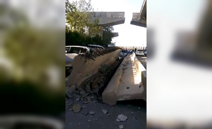 İzmir Alsancak’ta çöken kolon dehşete uğrattı!