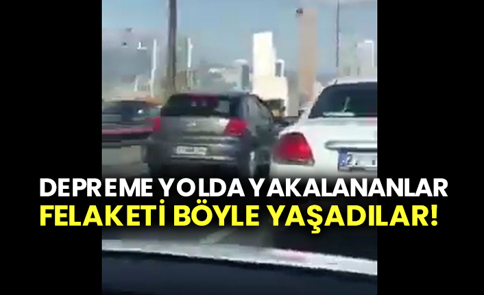 Depreme yolda yakalananlar felaketi böyle yaşadılar! İzmir depreminden inanılmaz görüntüler gelmeye devam ediyor