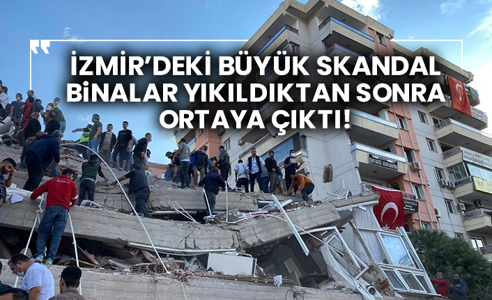 İzmir’deki büyük skandal binalar yıkıldıktan sonra ortaya çıktı!