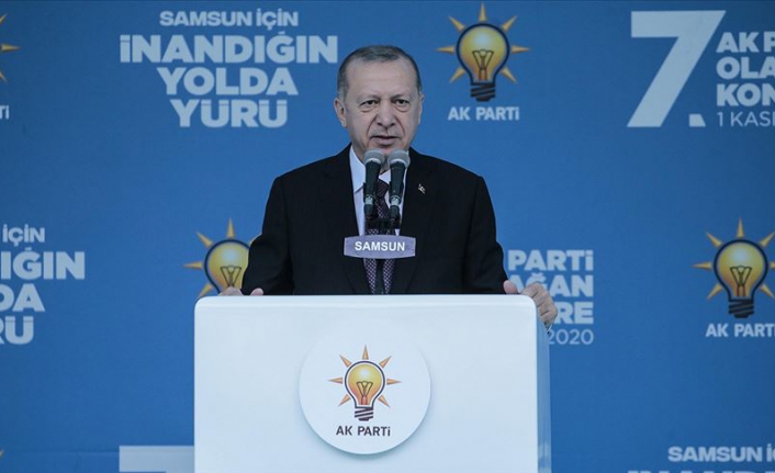 Cumhurbaşkanı Erdoğan konuşuyor