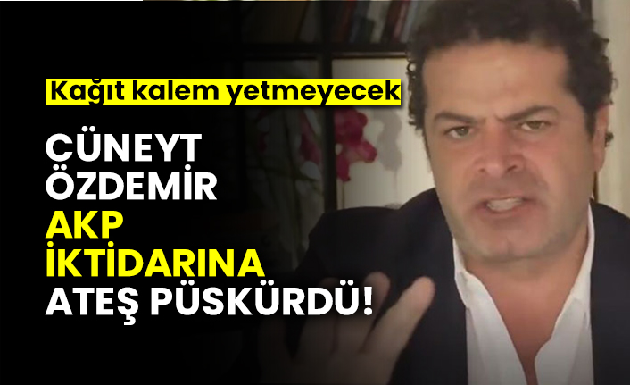 Cüneyt Özdemir AKP iktidarına ateş püskürdü! Kağıt kalem yetmeyecek