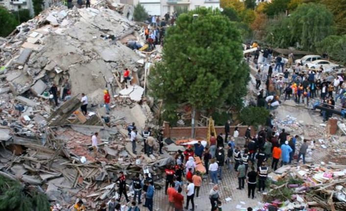 İzmir depremindeki can kaybı 109'a yükseldi...