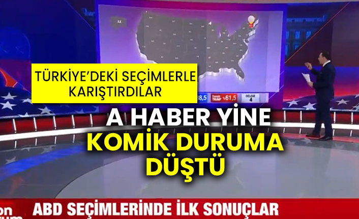 Türkiye'deki seçimlerle karıştırdılar! A Haber yine komik duruma düştü