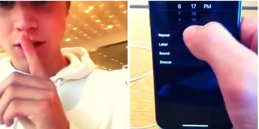 Apple Mağazasındaki Tüm Cihazların Alarmını Aynı Saate Kurarak Mağazada Terör Estiren Genç