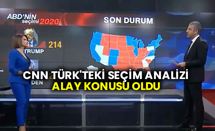 CNN Türk'teki seçim analizi alay konusu oldu