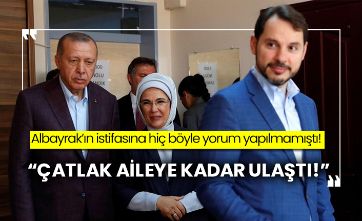 Albayrak’ın istifasına hiç böyle yorum yapılmamıştı!  “Çatlak aileye kadar ulaştı!”