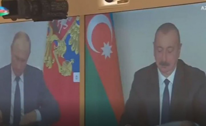 Putin ile Aliyev Dağlık Karabağ anlaşmasını imzaladı