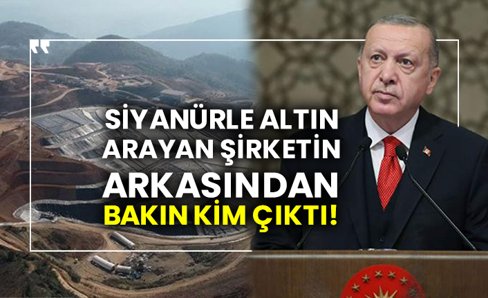 Siyanürle altın arayan şirketin arkasından bakın kim çıktı!